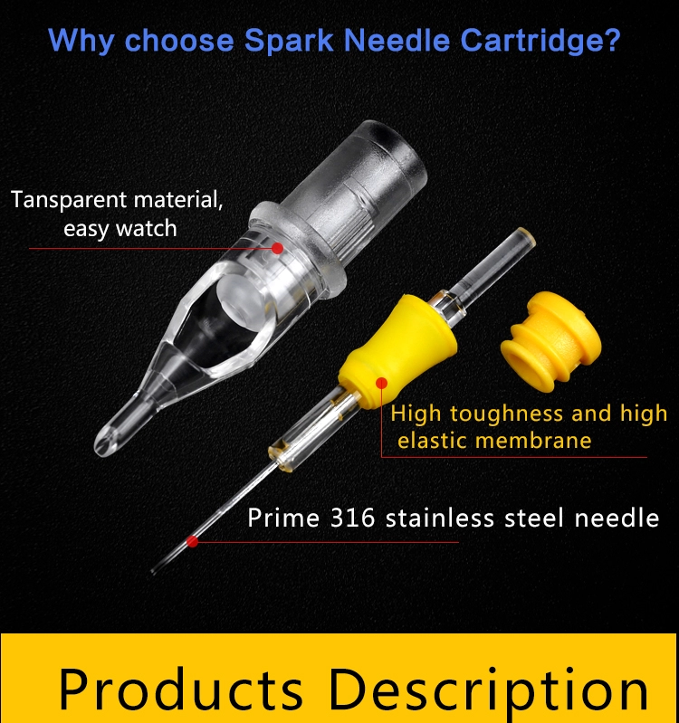 % 100 Orijinal Spark Dövme İğne Membran Dövme Kartuşları