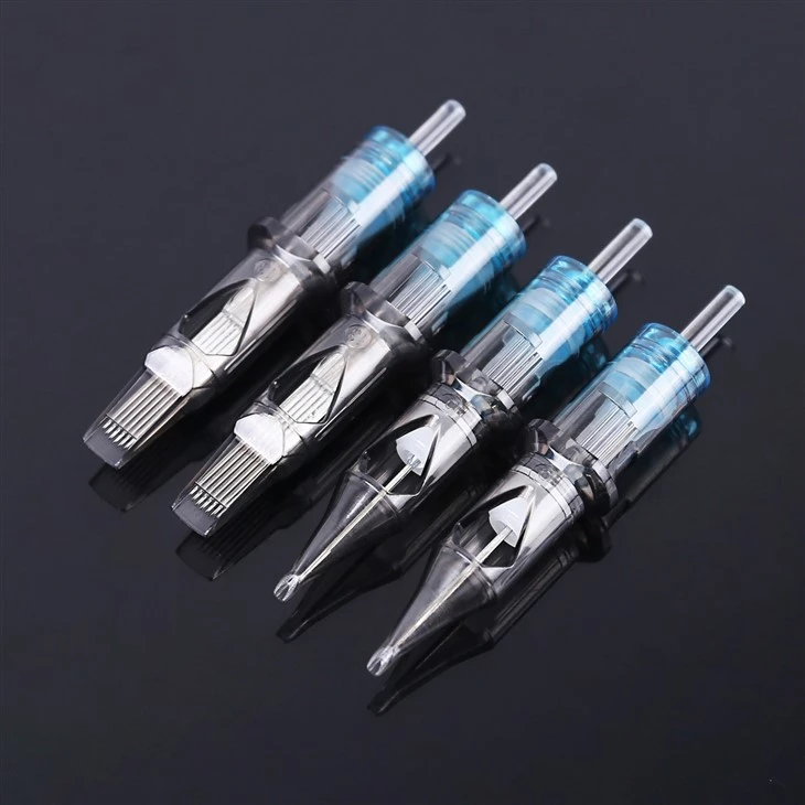 Blackbird RM (CM) Membran Dövme İğne Kartuşlu 20 PC/Kutu Karto Sanatçısı için Tek Kullanımlık Sterilize Güvenlik İğnesi