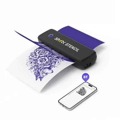 Kablosuz Bluetooth Geçici Dövme Transfer Makinesi