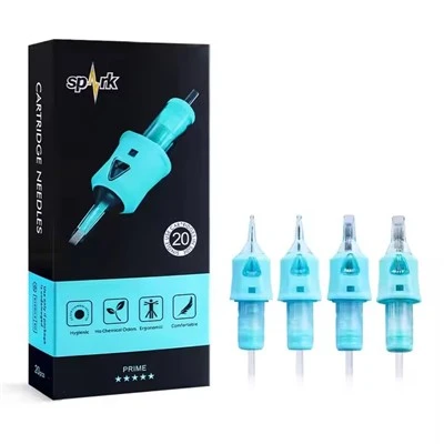 Spark M1 Tek Kullanımlık Güvenli Paslanmaz Çelik Yüksek Kalite Bireysel Sarılmış Dövme İğneleri Vücut Sanatı için Mükemmel