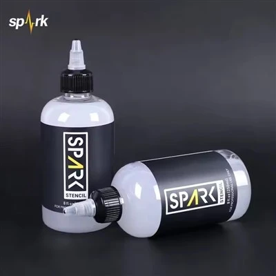 Kıvılcım vegan şablon dostu hızlı - kurutma formülleri Dövme şablon uygulaması için jel 8 fl oz (240 ml)