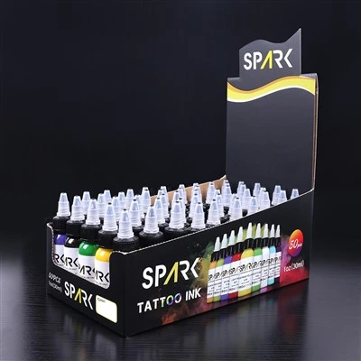 Kıvılcım Organik 0.5 oz Hızlı Kuru Uzun Süreli Tasarım Tedarik Dövme Mürekkebi Vücut Sanatı için Kalıcı Makyaj Pigmenti