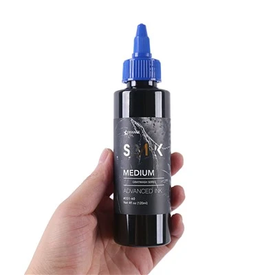 Spark120ml gri yıkama dövmesi mürekkep vücut sanatı dövme kitleri profesyonel makyaj dövme malzemeleri
