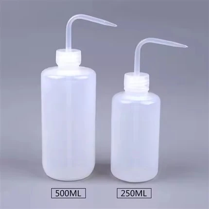 Dövme plastik sıkma yıkama şişesi