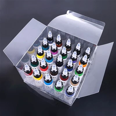 Toptan Özel Yüksek - son 1oz uzunluğunda - Kalıcı renk hızlı pürüzsüz kıvılcım premium kalıcı dövme mürekkebi vücut sanatı için