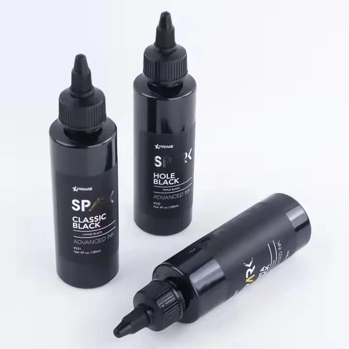 Spark Factory Custom High Quality Dark Black Wash Pigment Color Mixer Triple Professional Vice Black Tattoo Ink