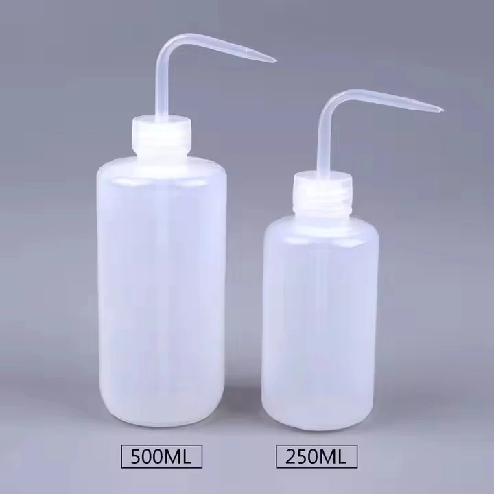 Dövme plastik sıkma yıkama şişesi