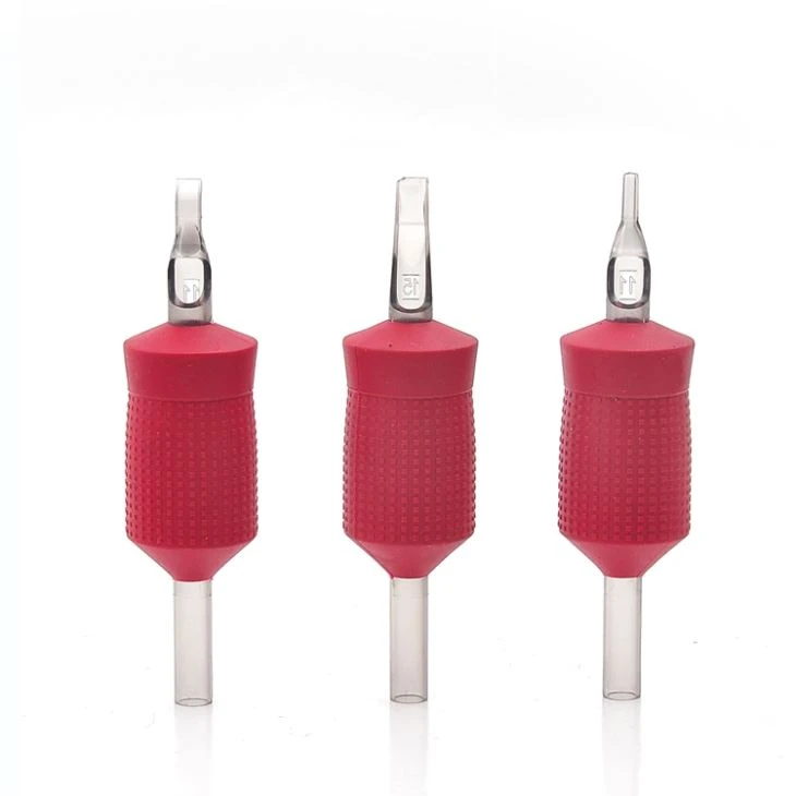 28mm Purplish Red Disposable Tattoo Tubes