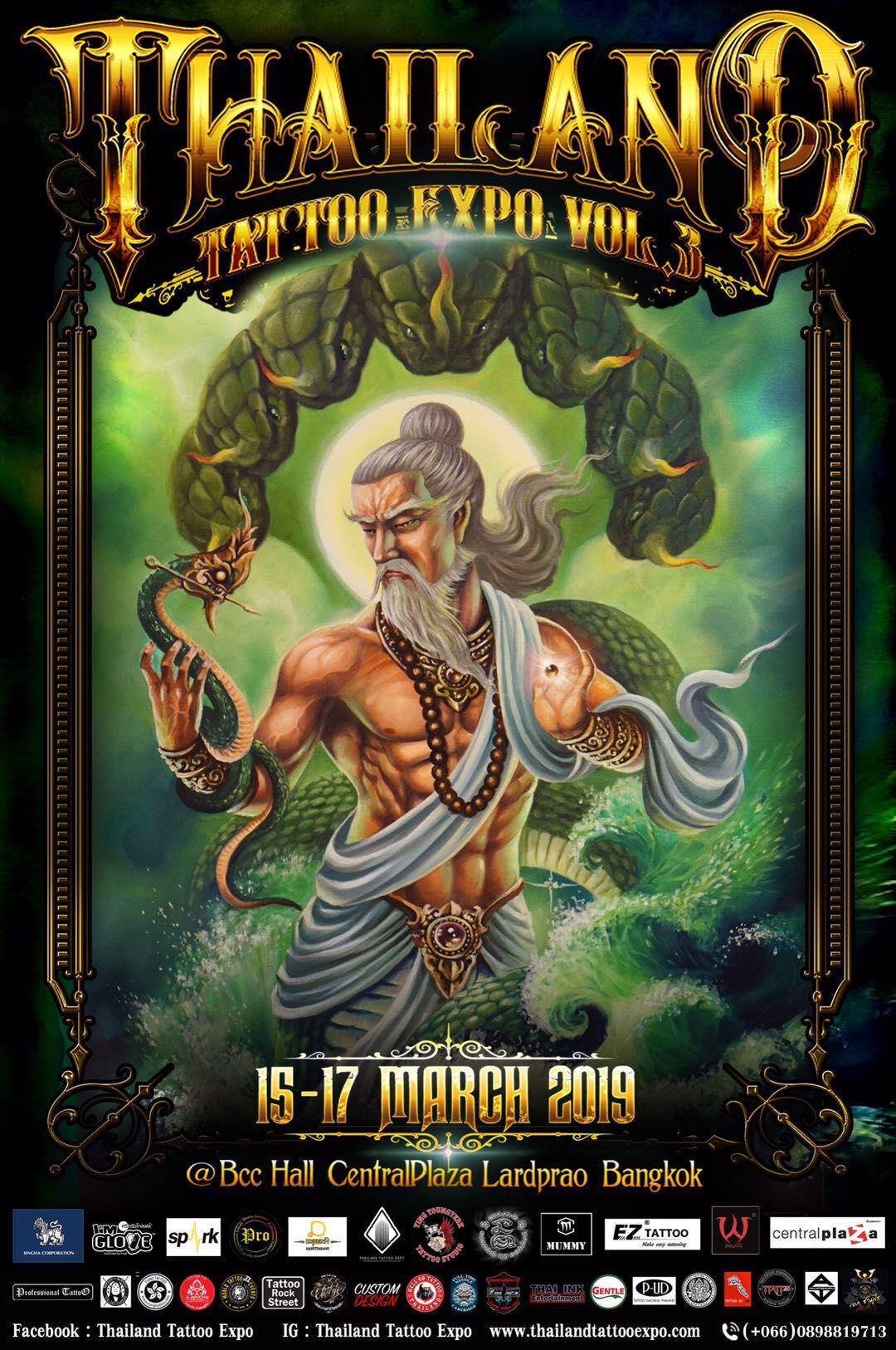 Spark Dövme Kartuş Sponsoru 2019 Tayland Tattoo Expo V3