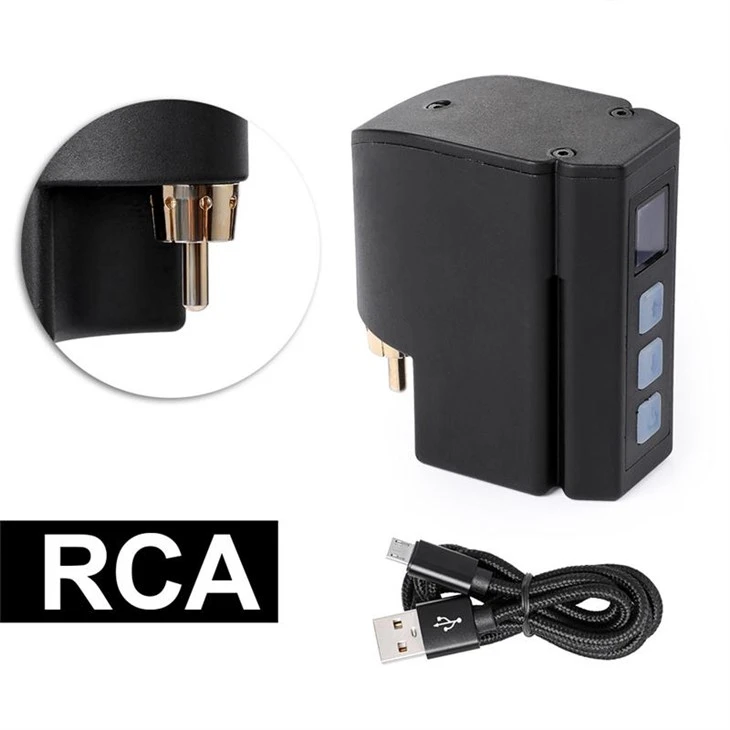 2400mAh RCA Dövme Güç Kaynağı Kablosuz Dövme Pili