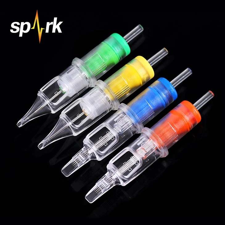 Spark Truecolor Hassas Dövme Kartuş İğneleri Yuvarlak Astar