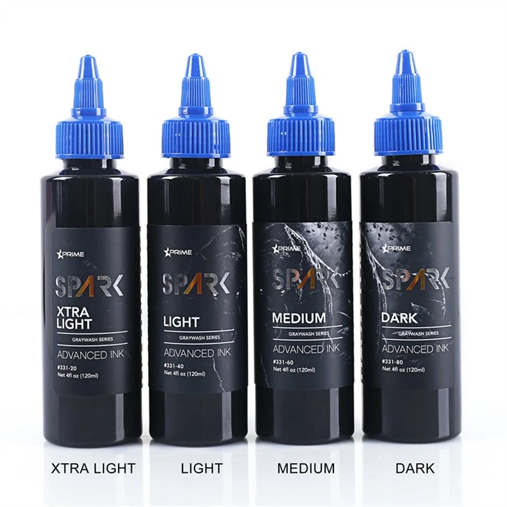 Pigmentler Dövme Mürekkebi Graywash Vegan Dövme Mürekkebi Dövme Mürekkebi 4OZ