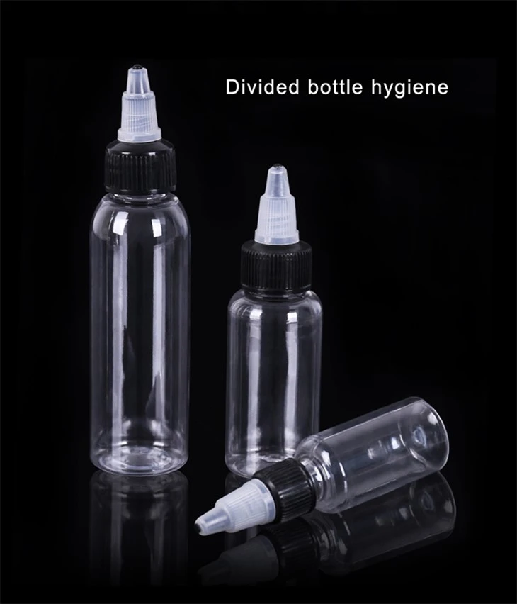 Plastik Dövme Mürekkep Şişesi