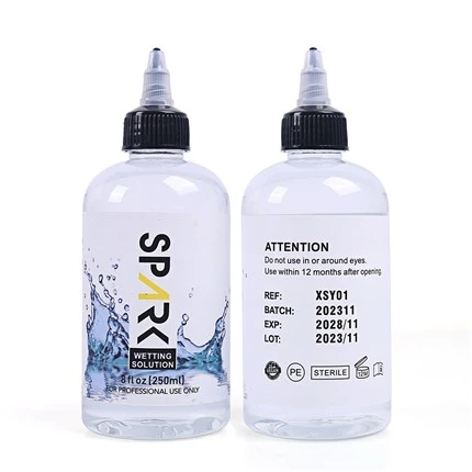 8OZ 240ML Spark Tattoo Islatma Solüsyonu Spark Tattoo Karıştırma Solüsyonu Spark Dövme Mürekkebi