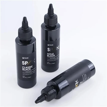 Siyah Işık Dövme Mürekkebi Üçlü Siyah 8OZ Delik Siyah Siyah Mürekkep Serisi Spark Dövme Mürekkebi Dövme Mürekkep Seti