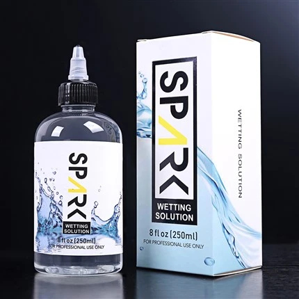 Orijinal 240ML 8OZ Spark Dövme Islatma Solüsyonu Spark Dövme Karıştırma Solüsyonu Spark Dövme Mürekkebi
