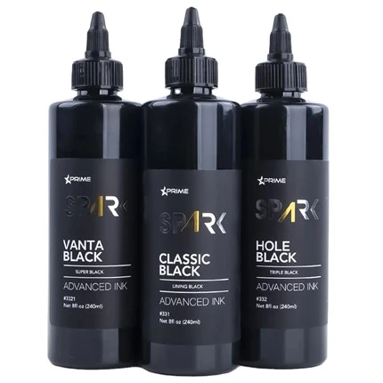 240 ml pigment vücut derisi dövme siyah renk
